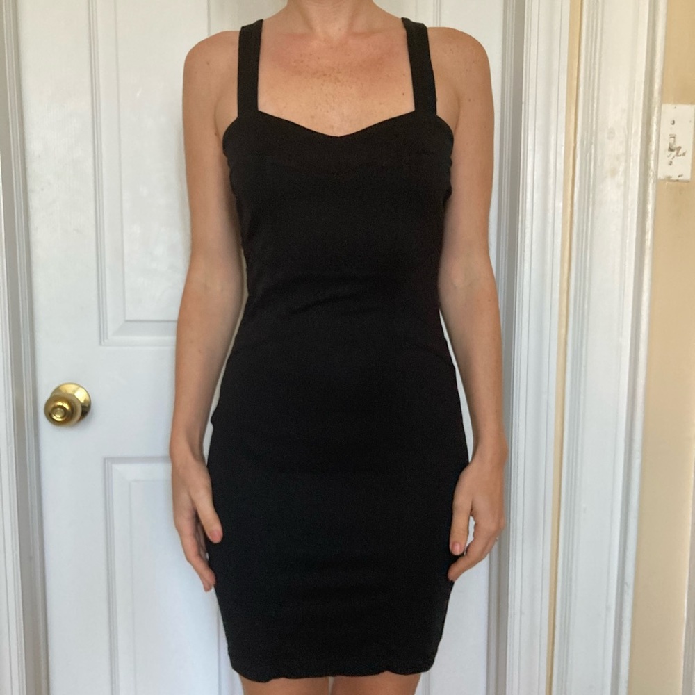 Cotton On black strappy mini dress - Picture 4 of 11
